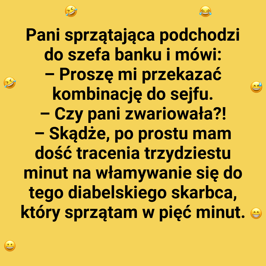 30 minut na włamanie, 5 na sprzątanie