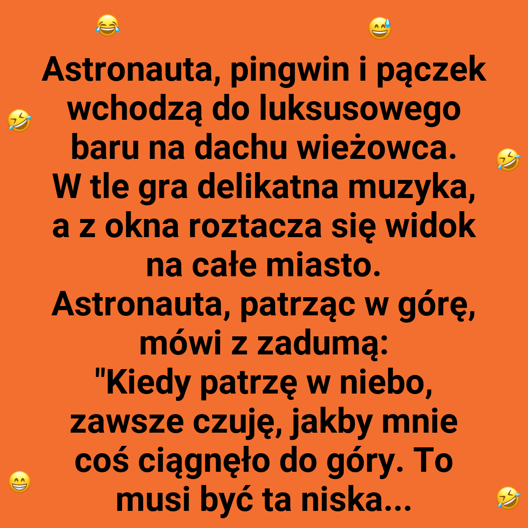 Astronauta, pingwin i pączek