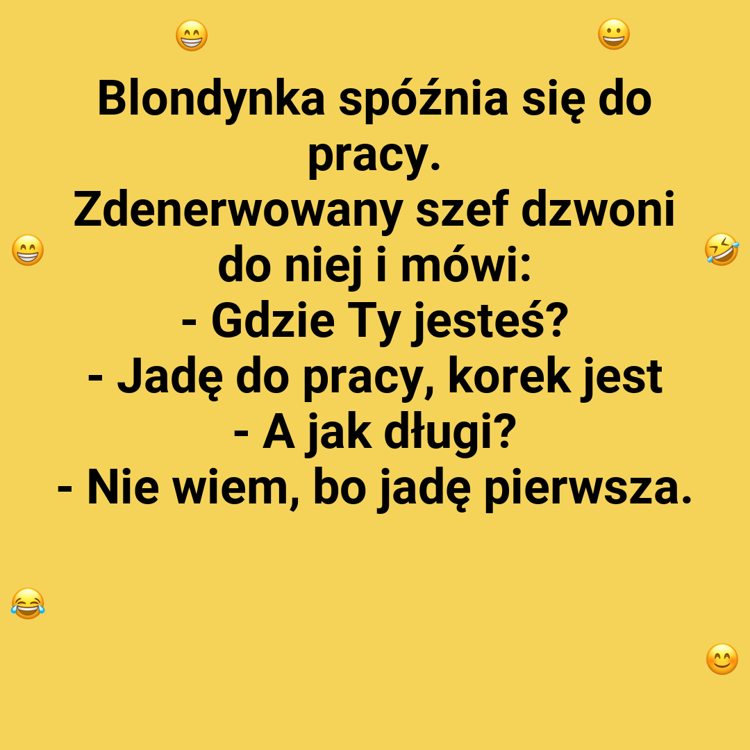 Blondynka na czele