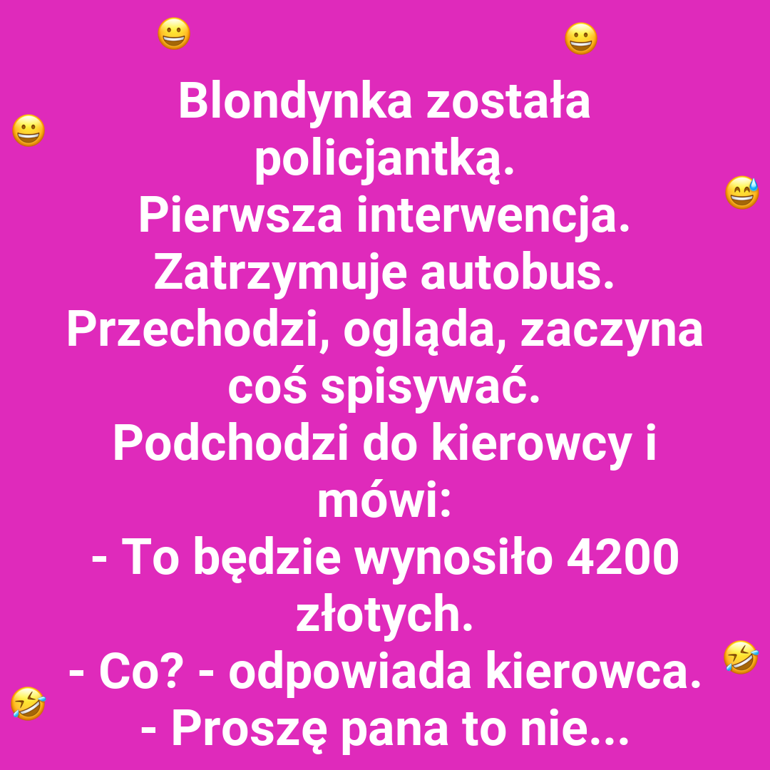 Blondynka została policjantką