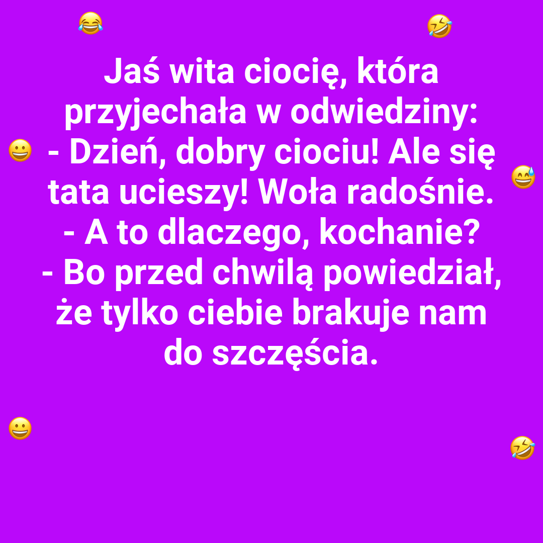Ciocia i dziecięca szczerość