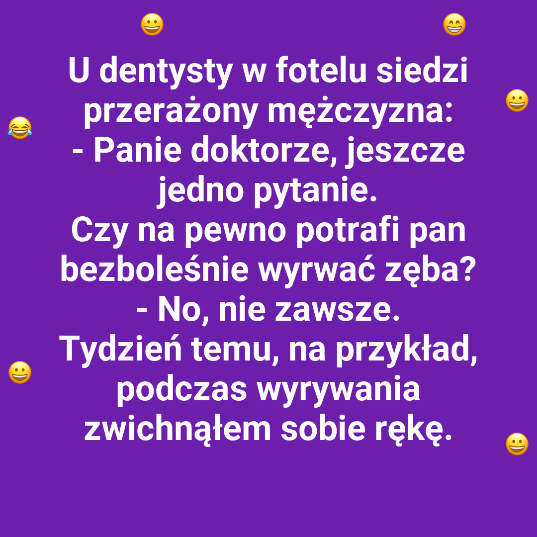 Dentysta kontra własna ręka