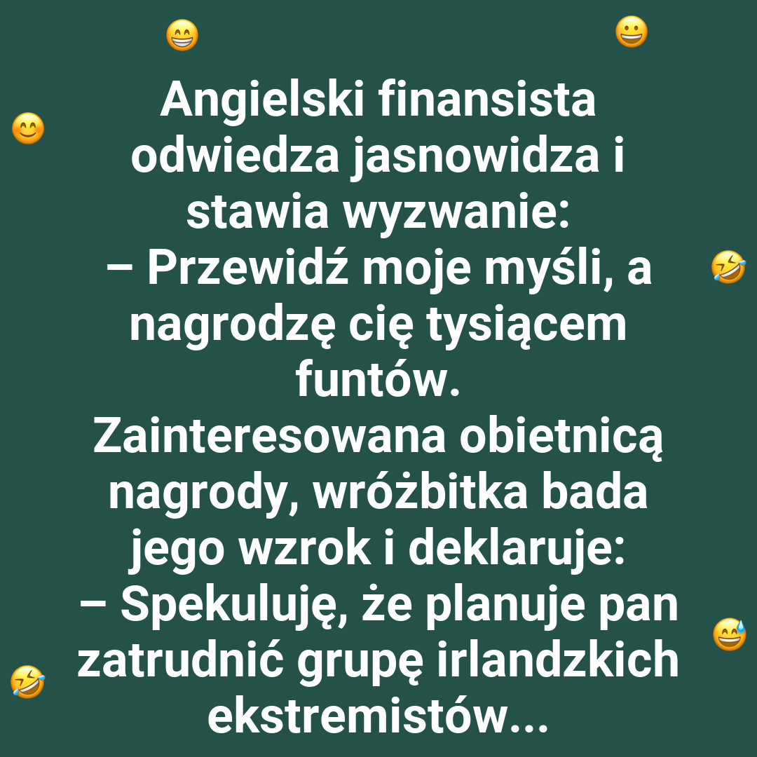 Finansista i nieplanowana inspiracja