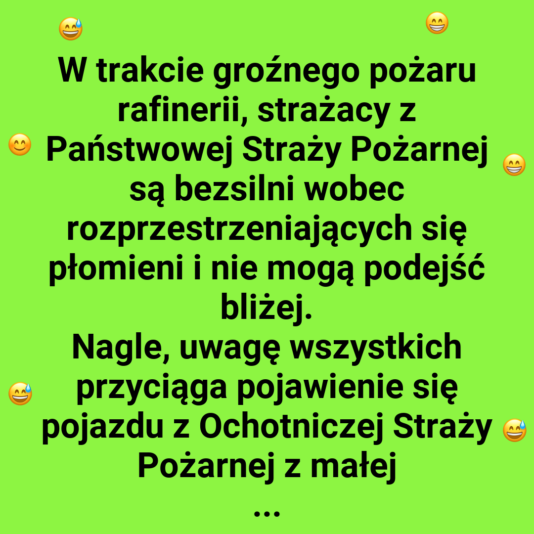 Gasić pożar na pełnym gazie