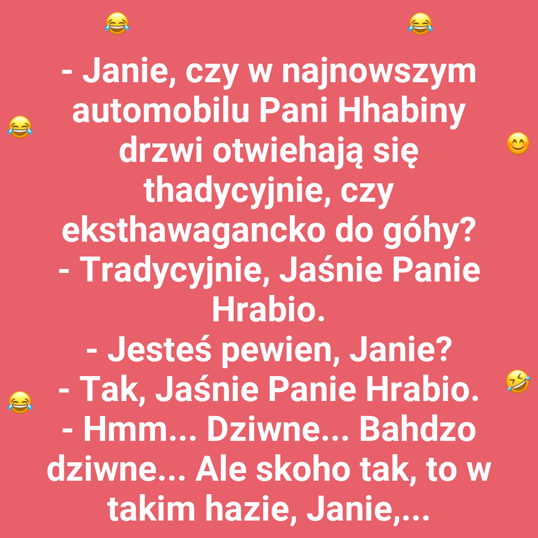 Hrabia wrócił z imprezy