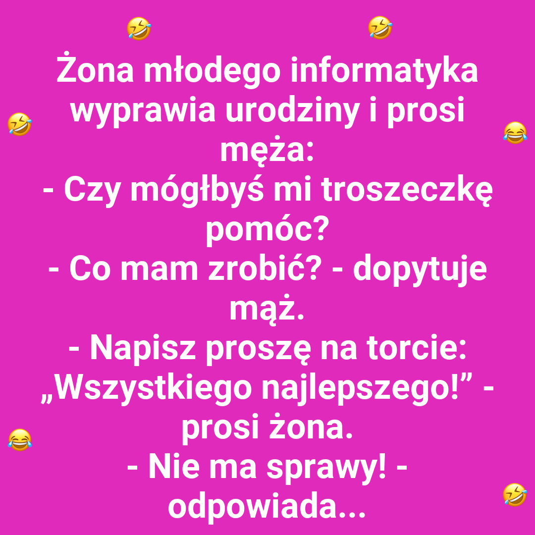 Informatyk kontra urodziny