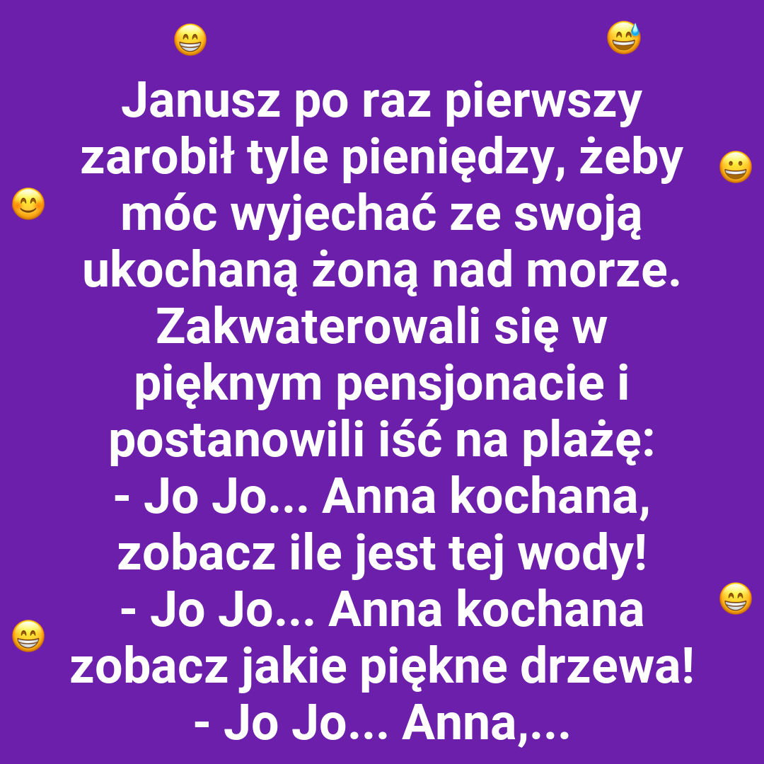 Janusz nad morzem