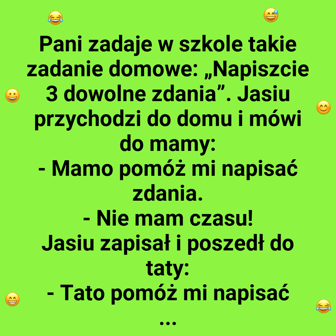 Jasiowe zdania z życia