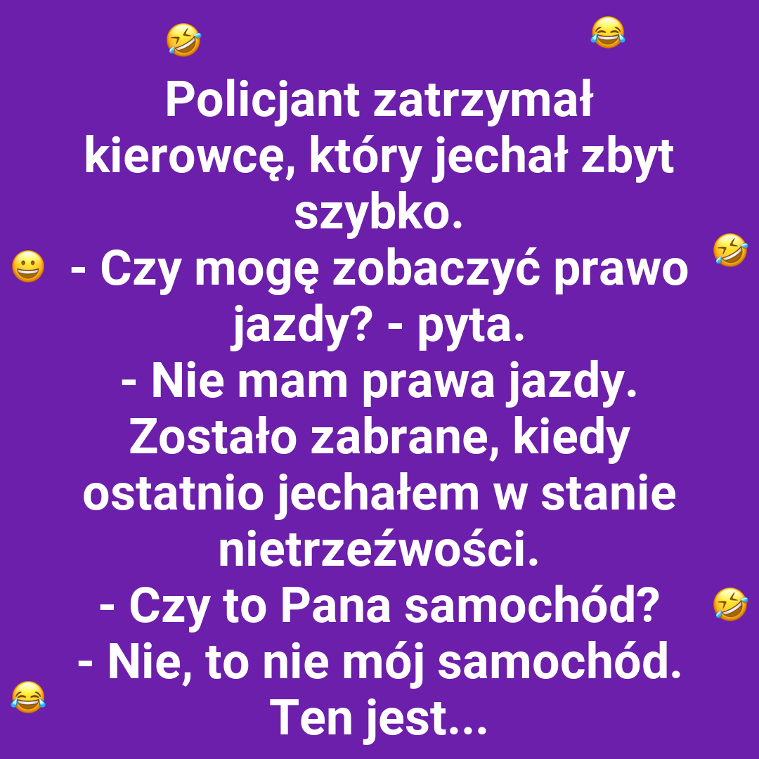 Kierowca kontra policjant