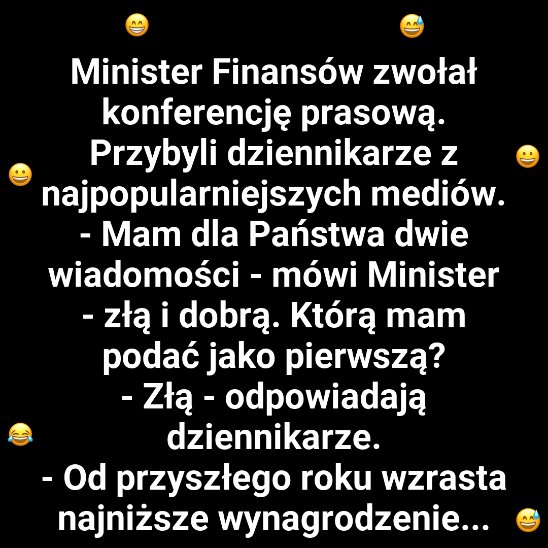 Konferencja Ministra Finansów