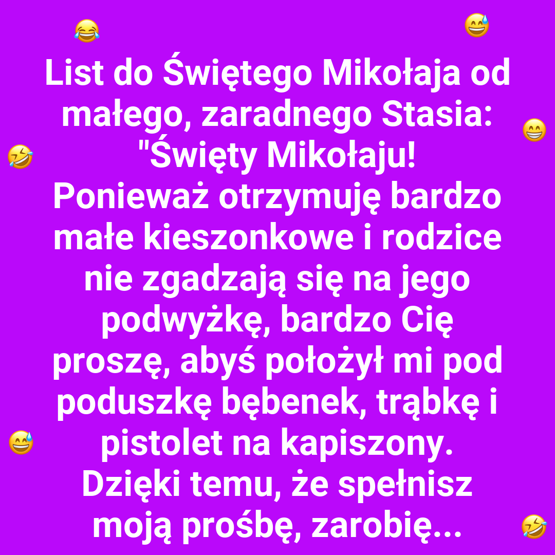 List do Mikołaja