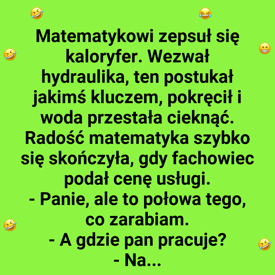Matematyk hydraulikiem