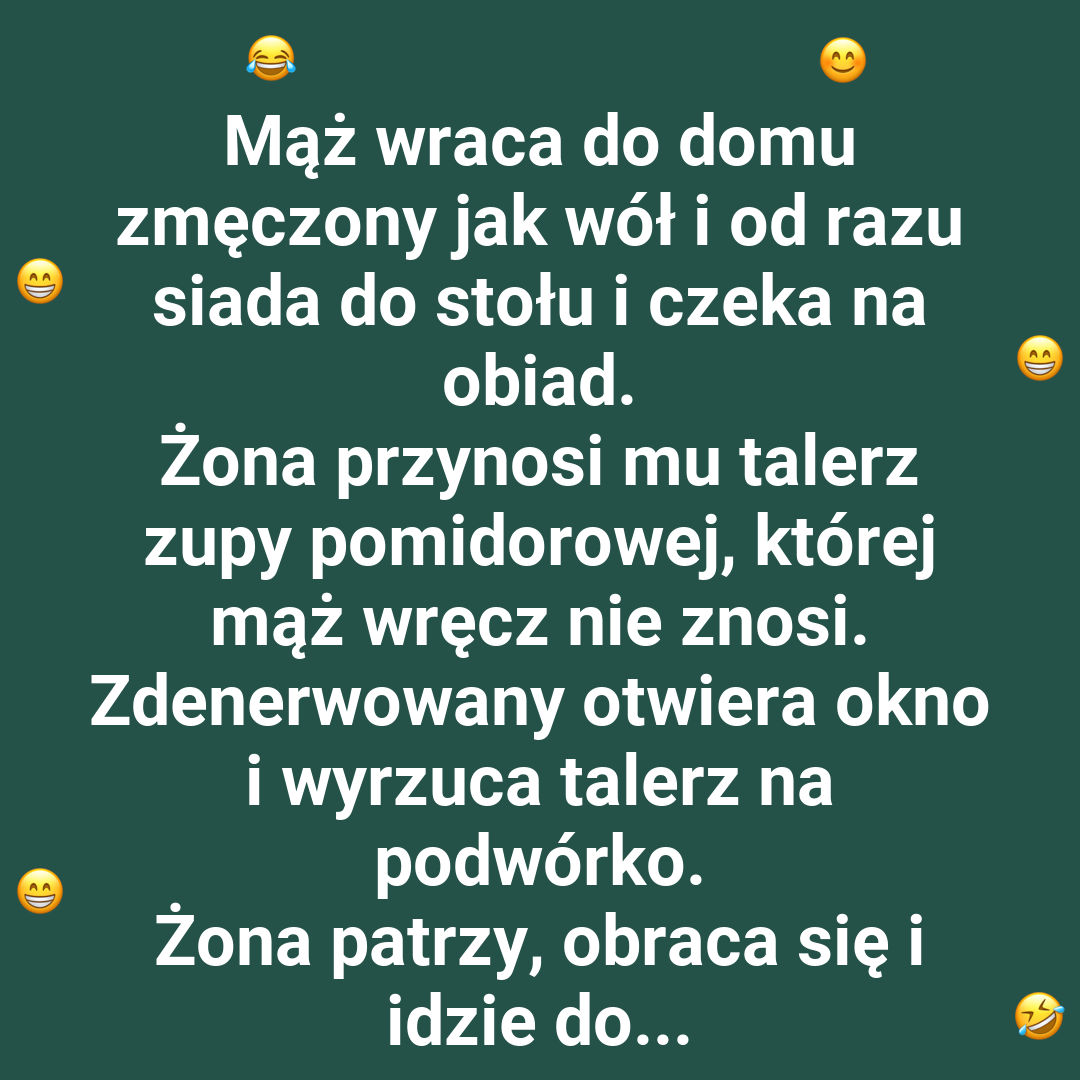 Mąż kontra zupa