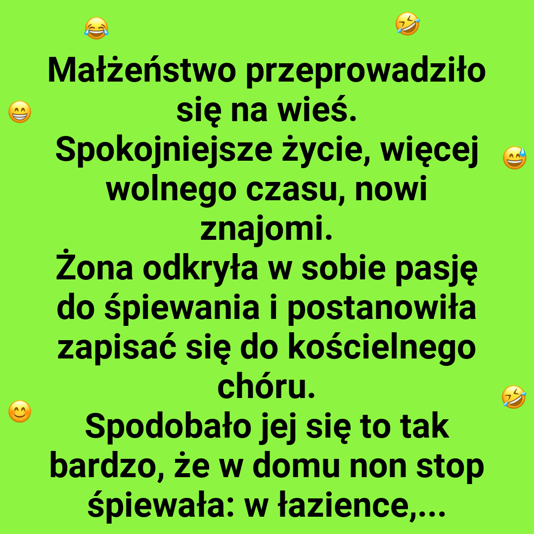 Mąż unika kłopotów z sąsiadami