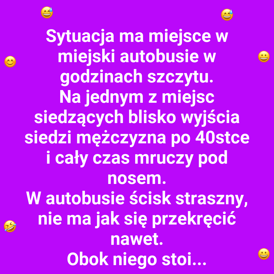 Narzekanie w zatłoczonym autobusie