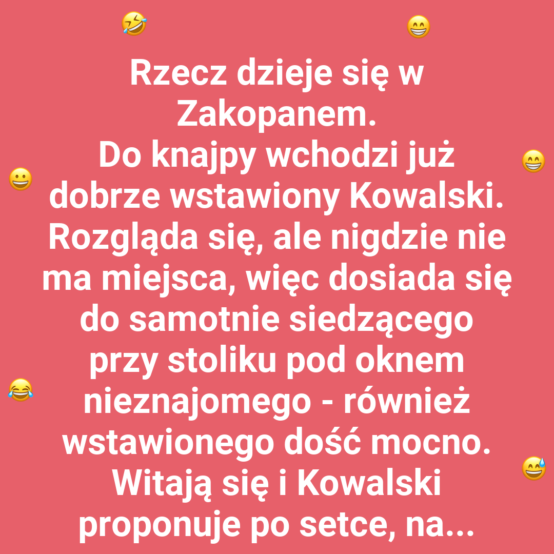 Niespodzianka przy stoliku