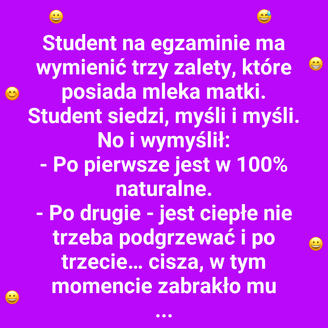 Odpowiedź w ostatniej chwili