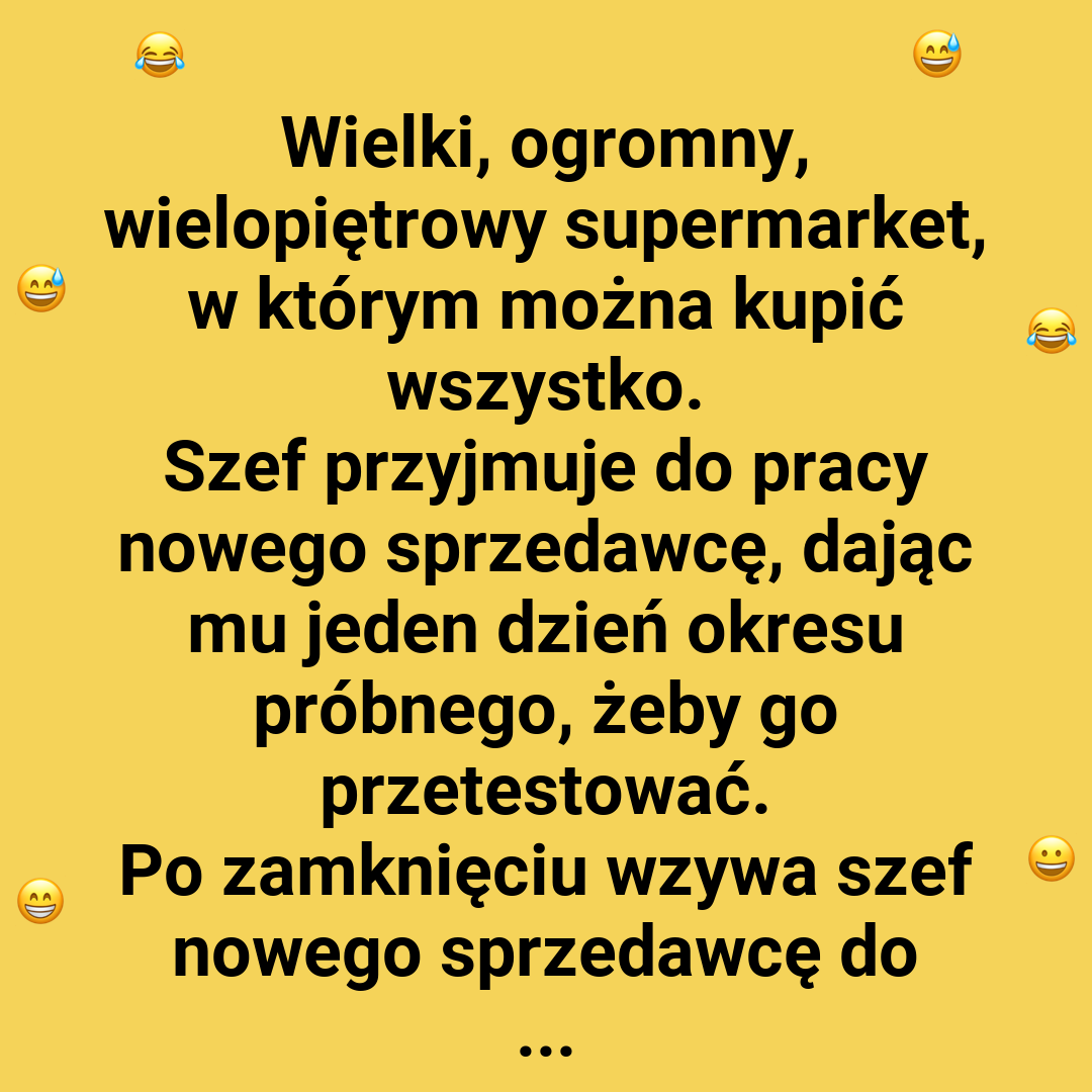 Okres próbny nowego sprzedawcy