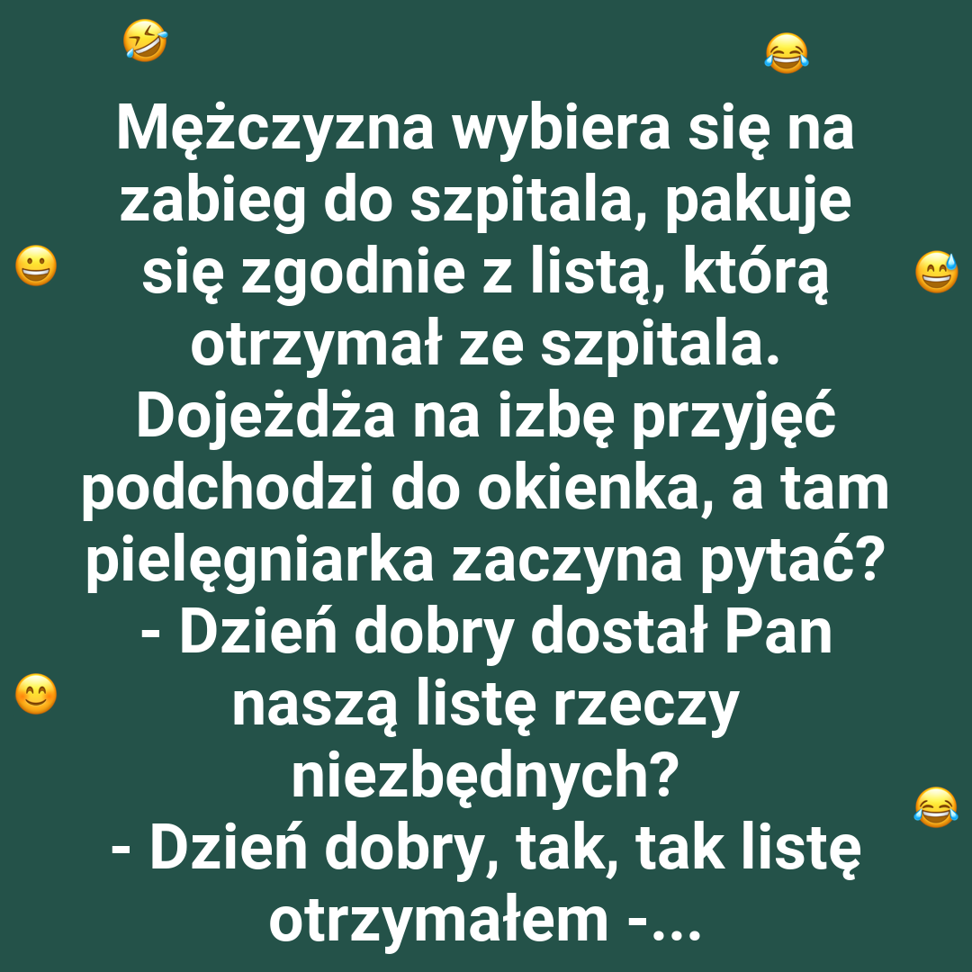 Pacjent gotowy na wszystko