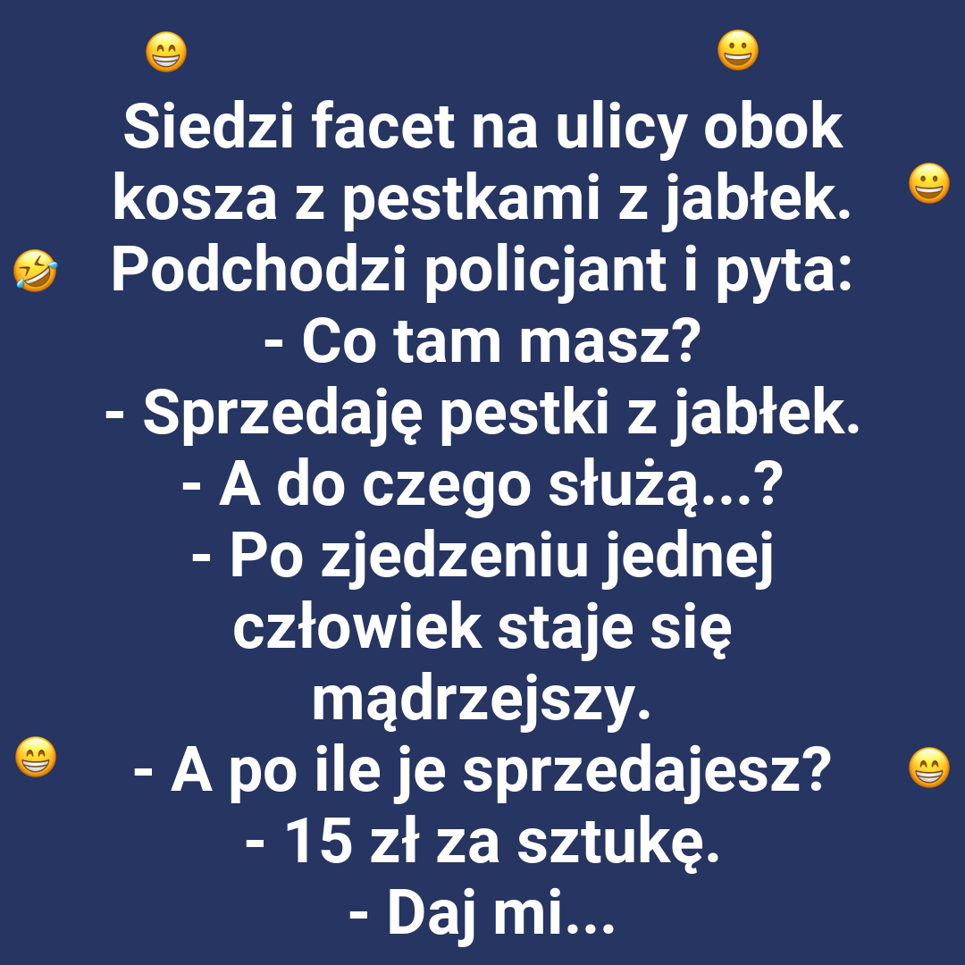 Policjant i jabłkowy interes