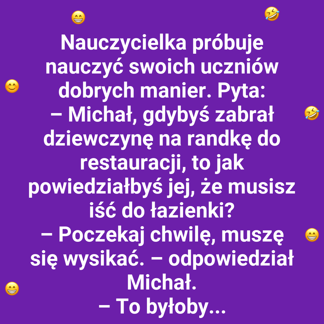 Randkowe maniery po Jasiowemu