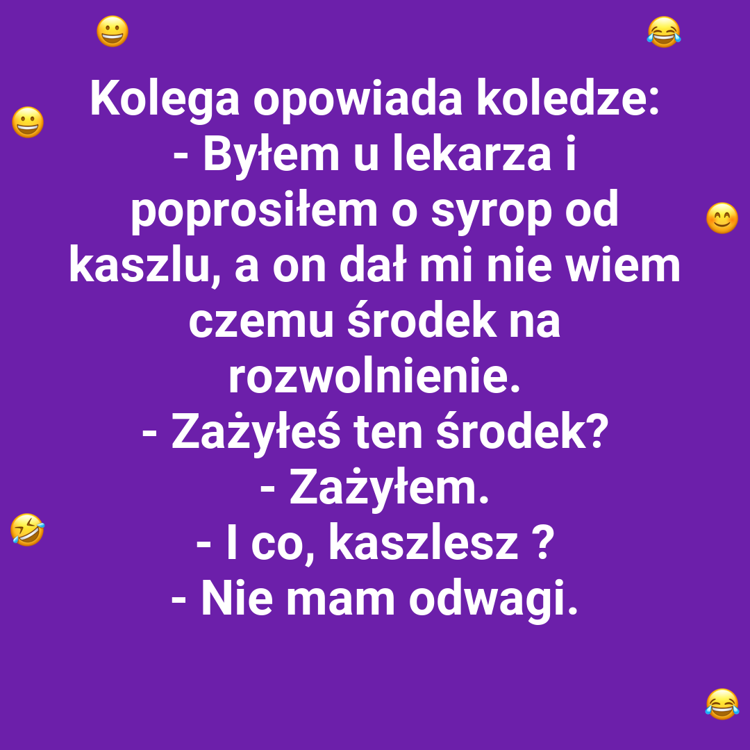 Rozwolnienie vs kaszlanie