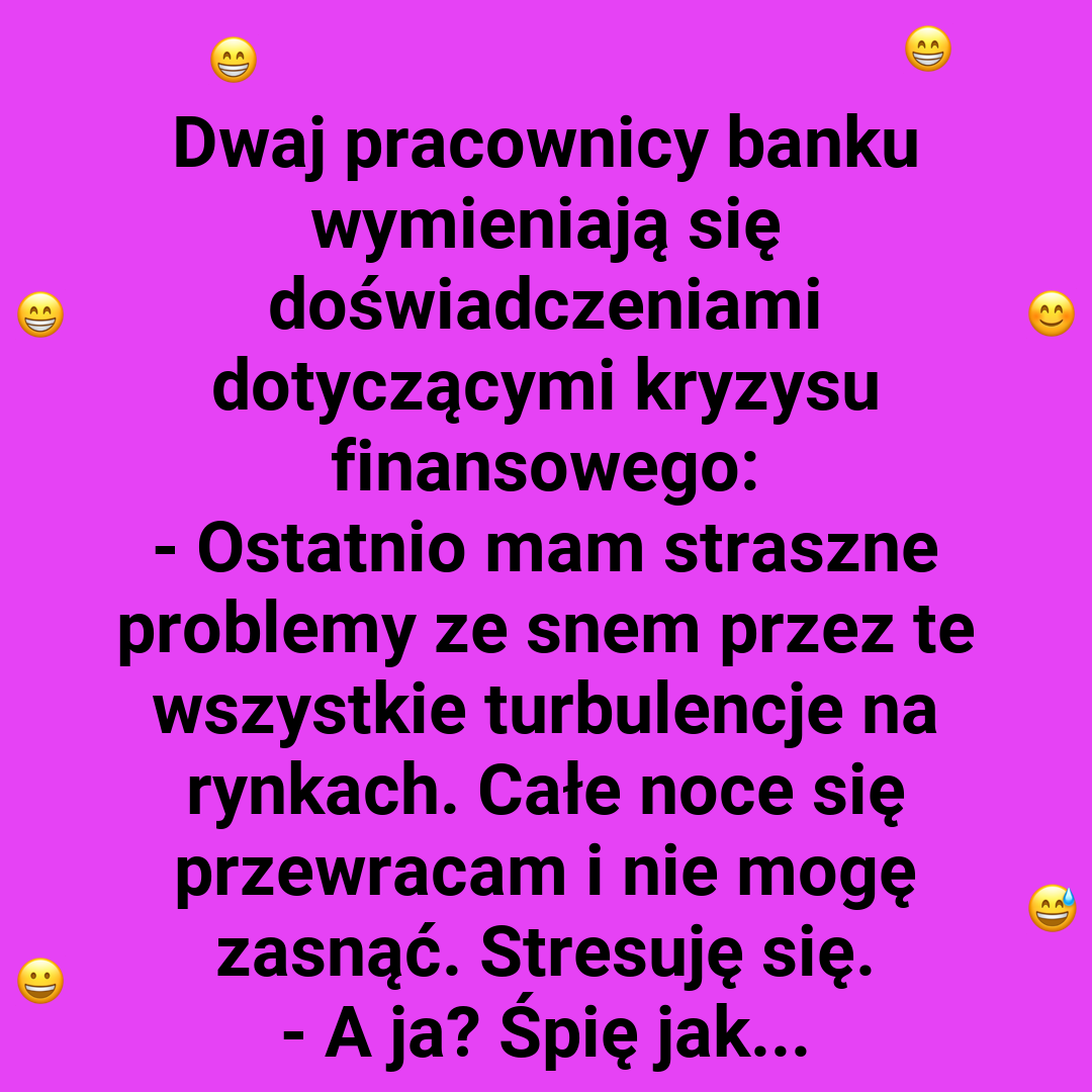 Sen bankiera w czasach kryzysu