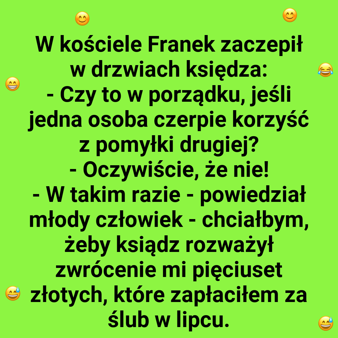 Ślubny zwrot