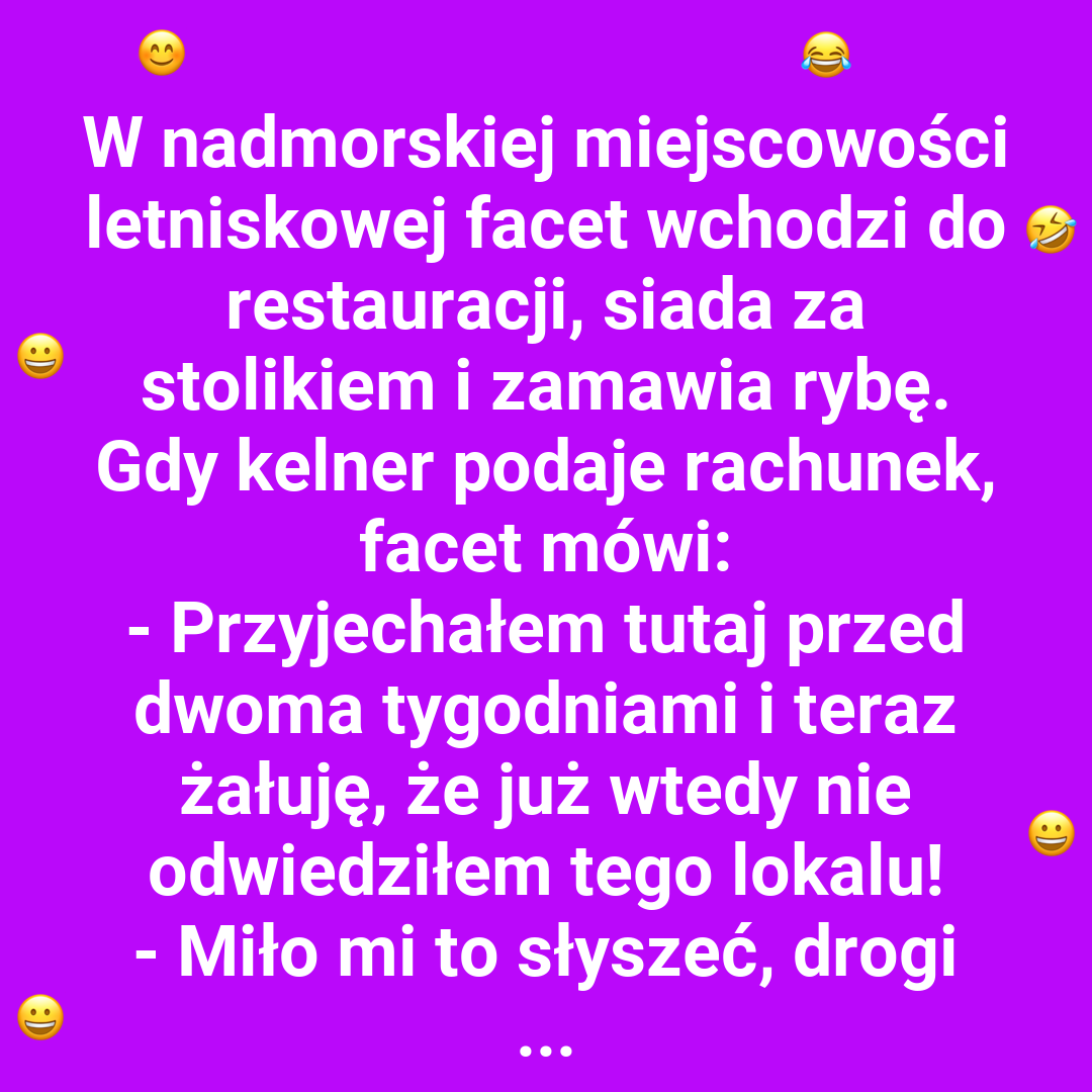 Smak sprzed dwóch tygodni