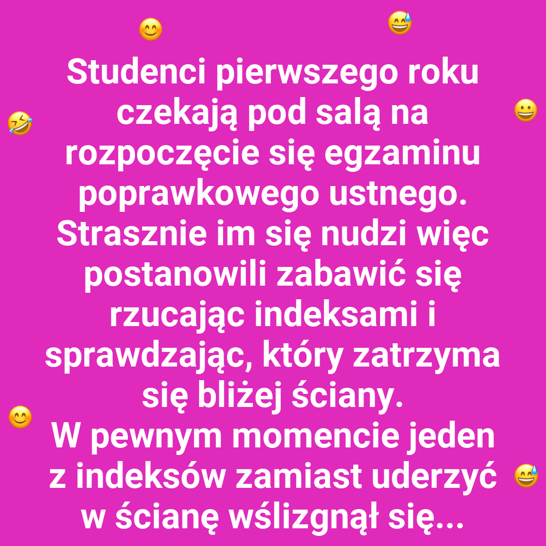 Studencka zabawa w oceny