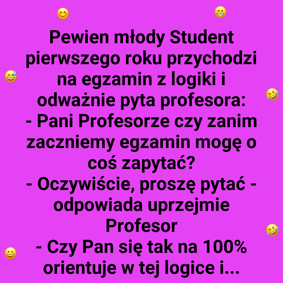 Student kontra profesor logiki