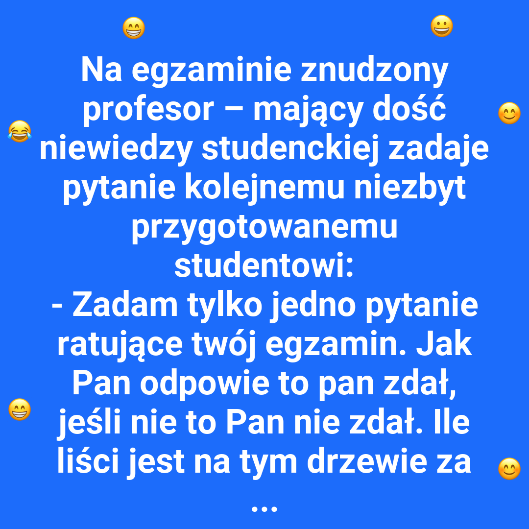 Student kontra profesor
