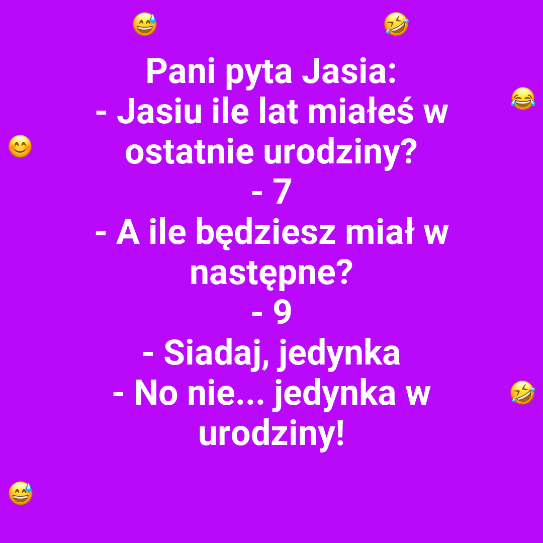 Urodzinowy skok Jasia